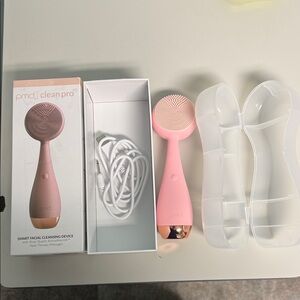 PMD Clean Pro Blush Pink Smart Cleansing Device Rose Quartz Gem rechargeable NIB